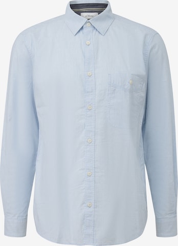 s.Oliver Hemd in Blau: Vorderseite