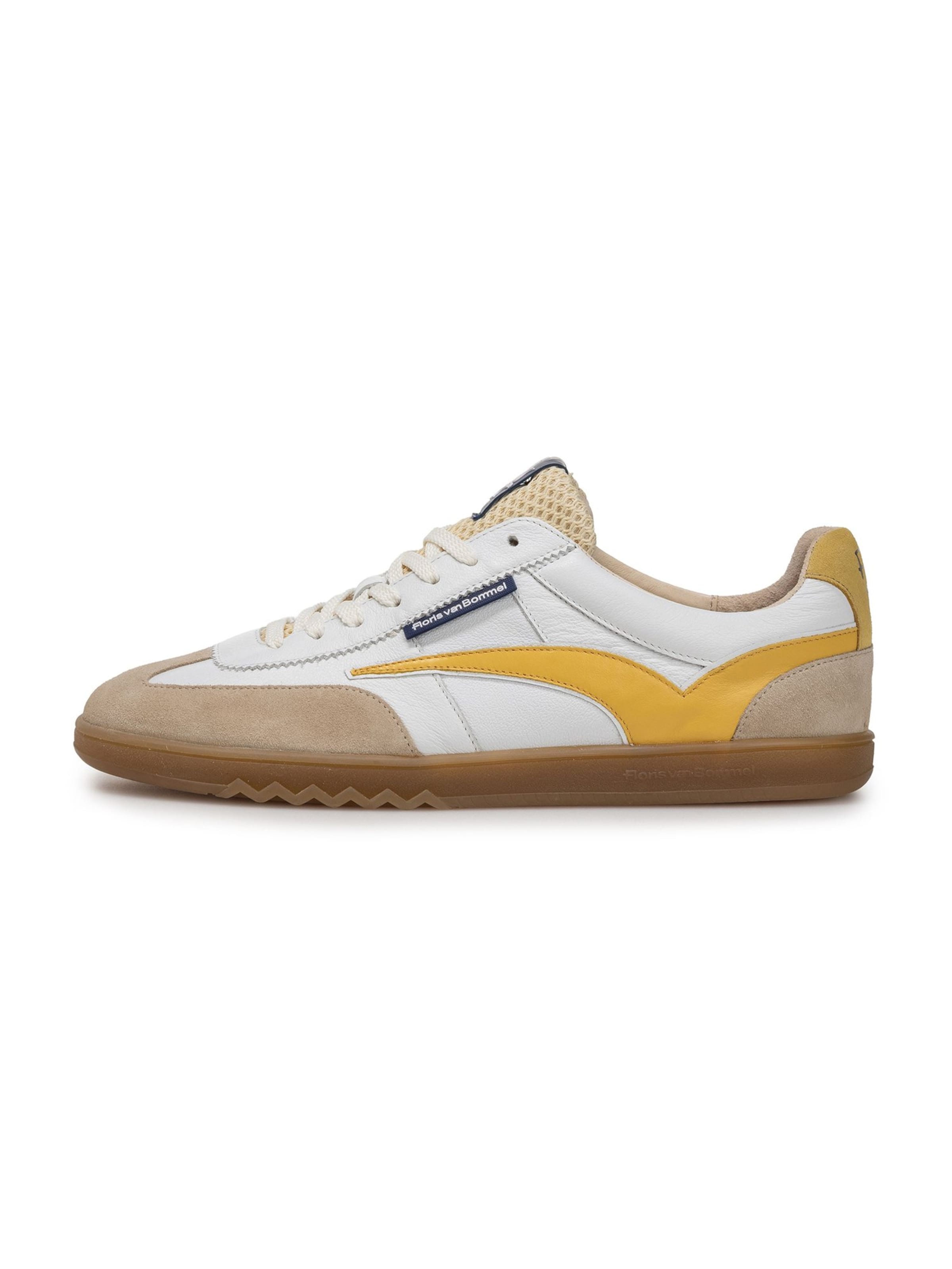 Sneaker bassa 'De Zaler 01' di Floris van Bommel in giallo: frontale