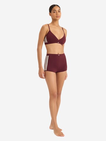 Culotte ' Sport Active Essentials Cotton 3 Stripes ' ADIDAS SPORTSWEAR en rouge