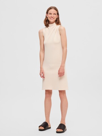 SELECTED FEMME Kleid in Beige