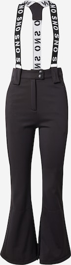 Pantaloni sport TOPSHOP pe negru / alb, Vizualizare produs