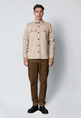 Clean Cut Copenhagen Normální Chino kalhoty 'London Caden' – hnědá