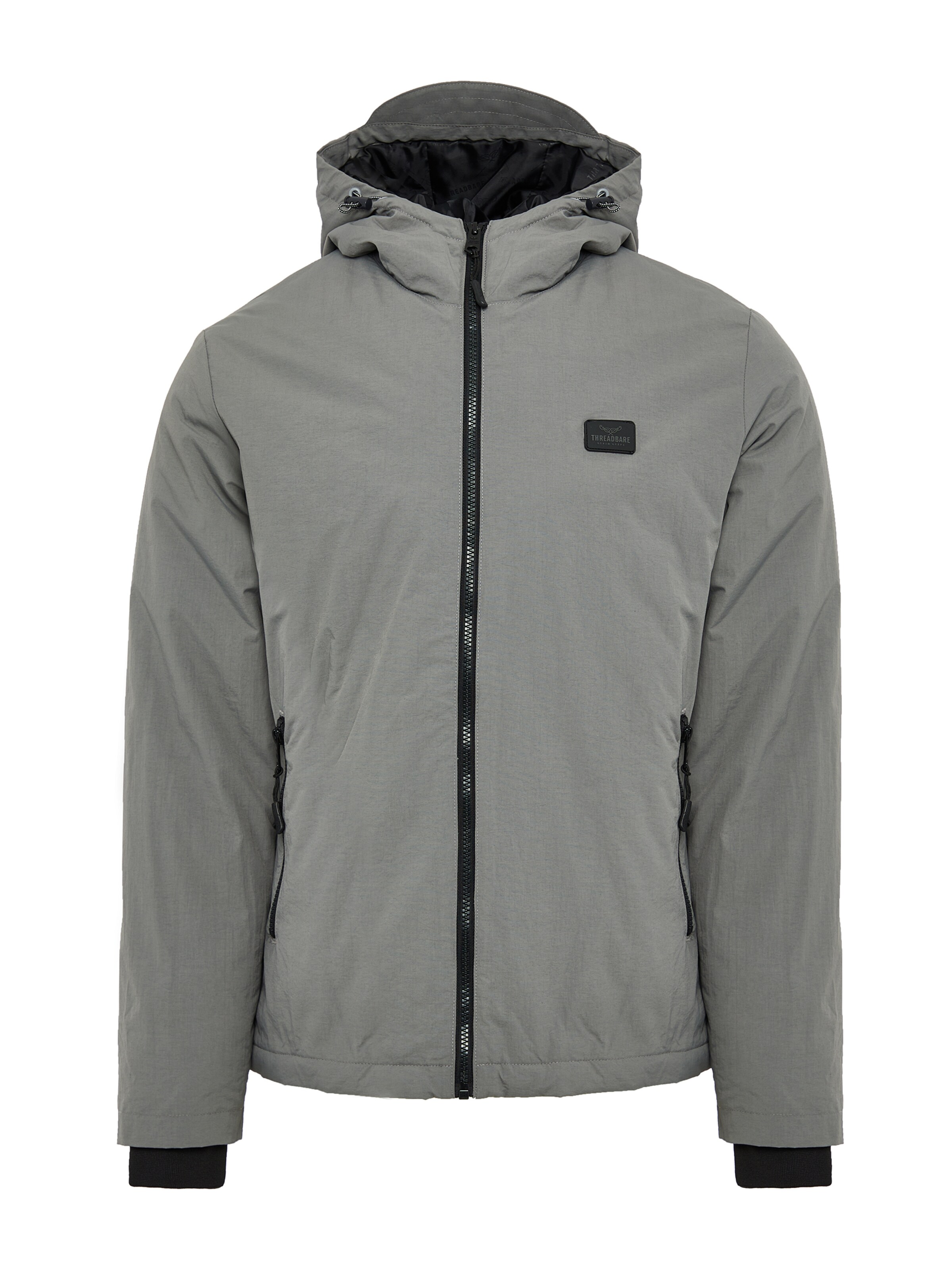 Threadbare Jacke 'Brigit' in Grau: Vorderseite