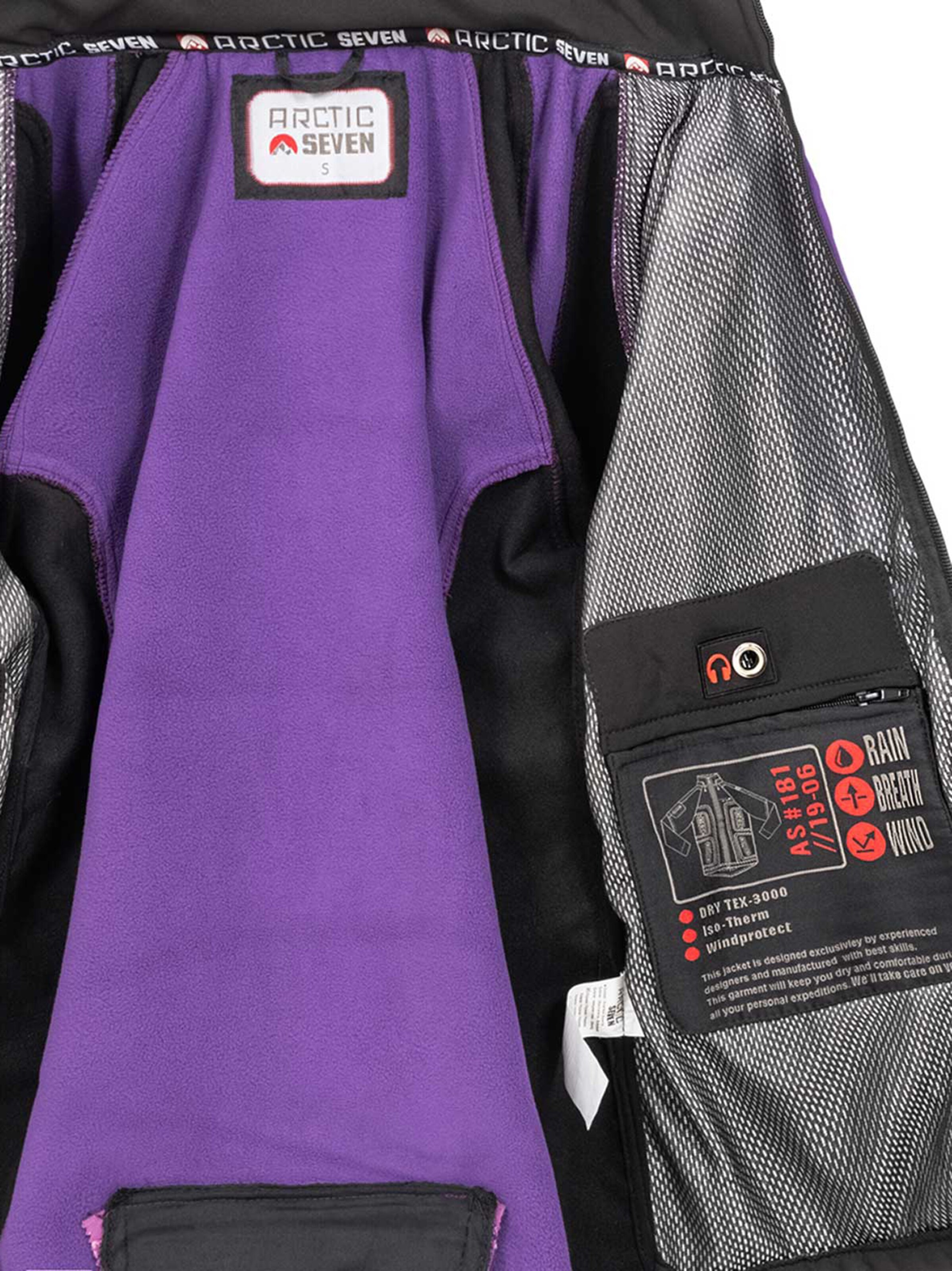 Arctic Seven Funktionsjacke in Lila