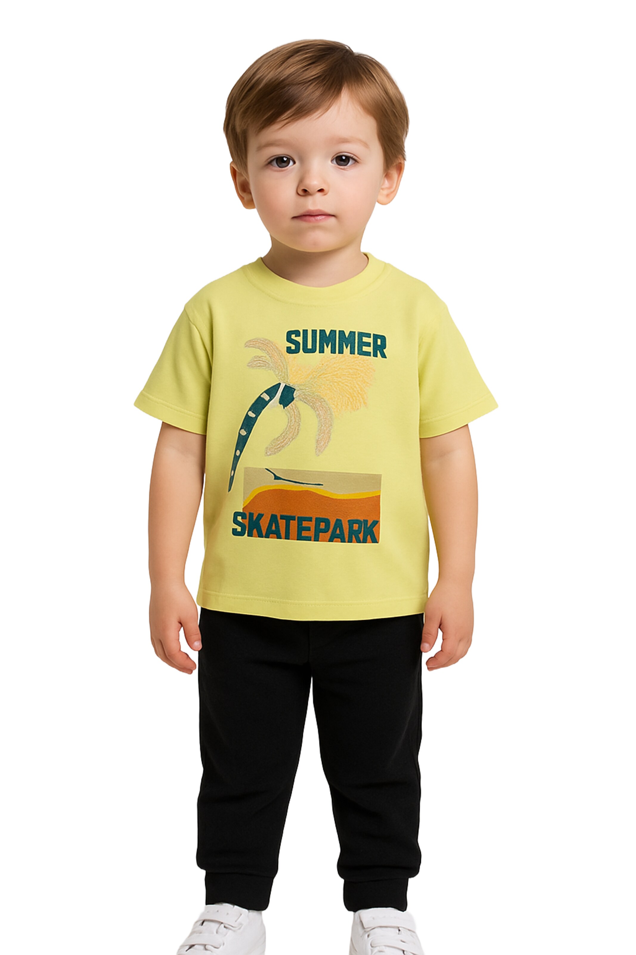 Panço T-Shirt in Gelb: Vorderseite