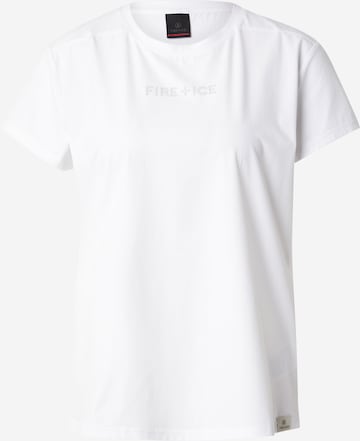 Bogner Fire + Ice Funkcionalna majica 'ERINA' | bela barva: sprednja stran