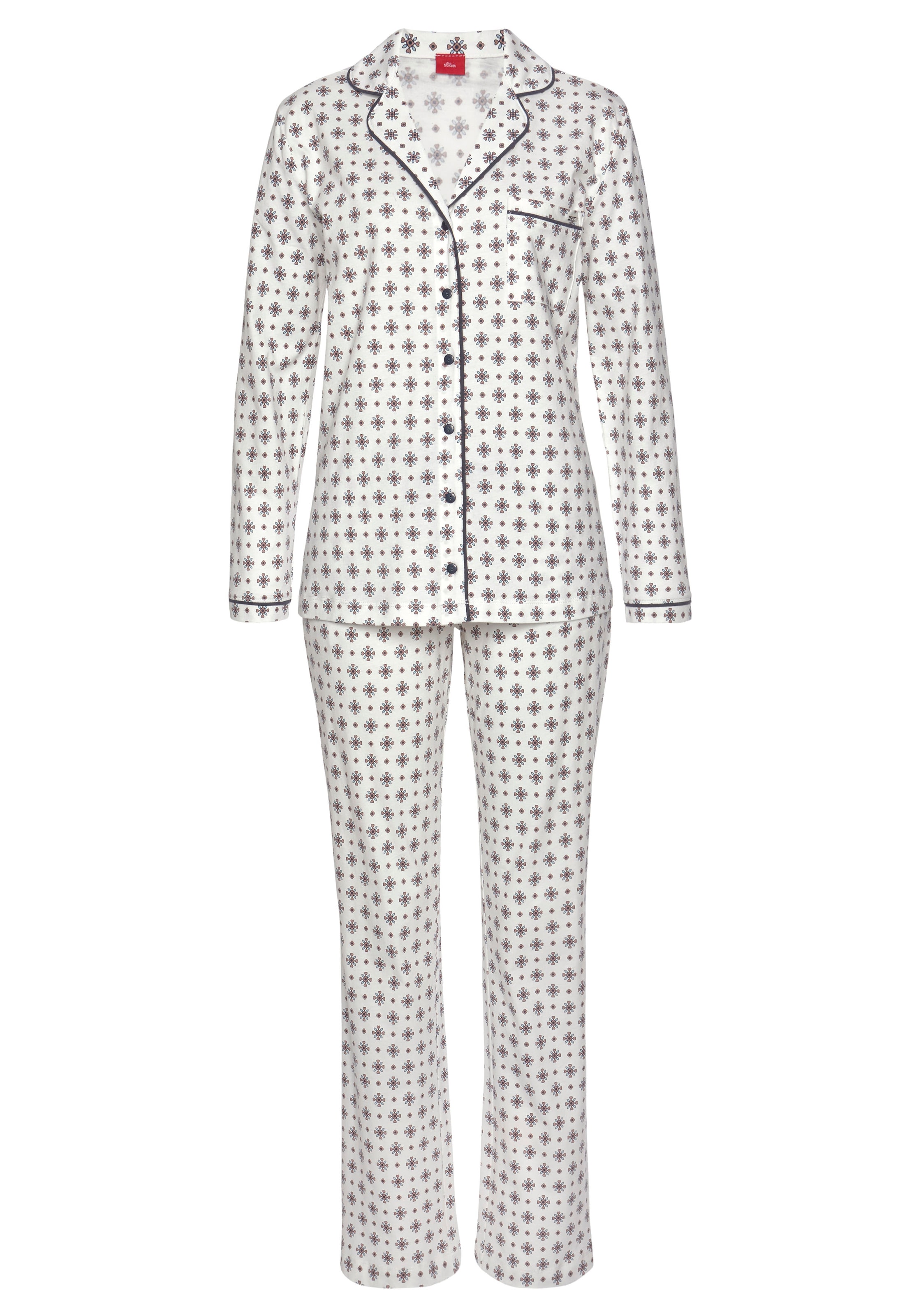 s.Oliver Pizsama - fehér: elől