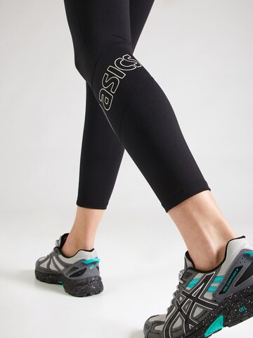 ASICS Skinny Sportbroek in Zwart