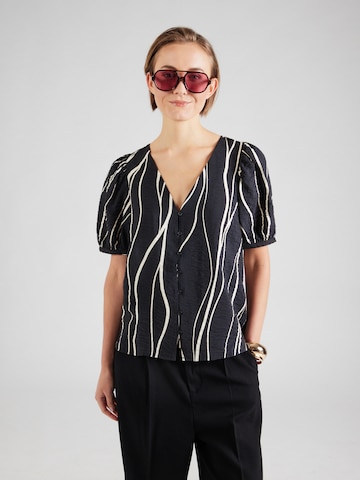OBJECT Blus 'OBJJacira' i svart: framsida