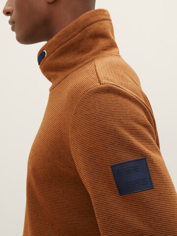 TOM TAILOR Sweatshirt in Bruin