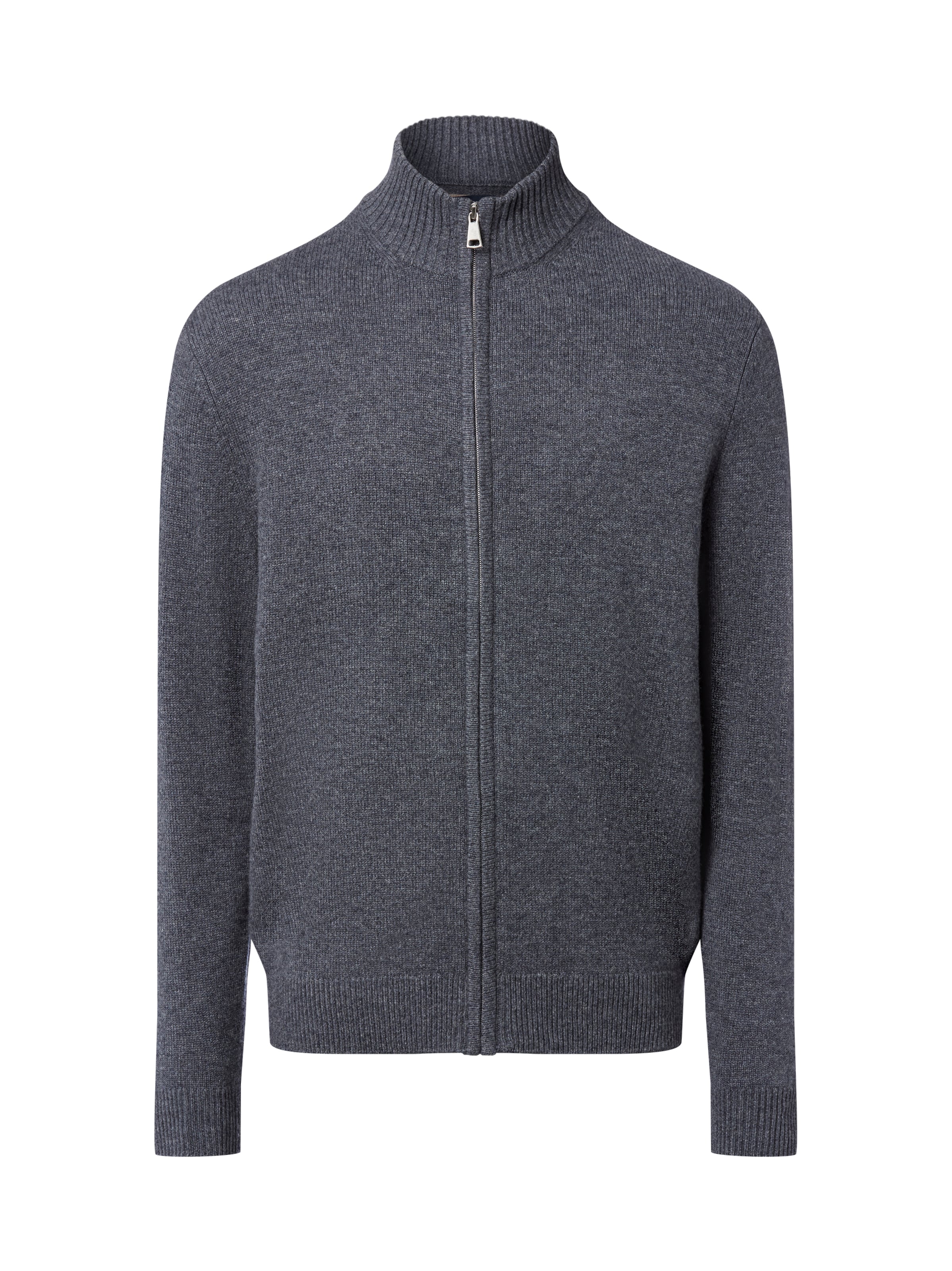 Andrew James Knit cardigan in Grey: front