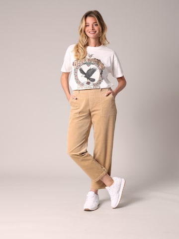 Regular Pantalon Deeluxe en beige