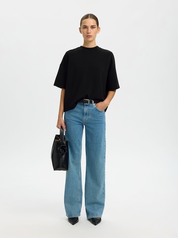 T-shirt oversize 'SLFTenny' SELECTED en noir