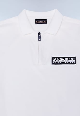 NAPAPIJRI Poloshirt 'E-Chamois' in Weiß