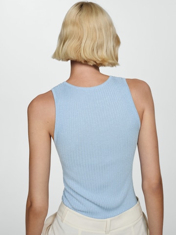 Tops en tricot 'LULA' MANGO en bleu