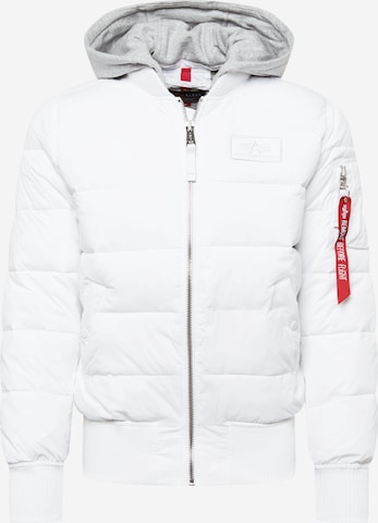 ALPHA INDUSTRIES Kurtka przejściowa w kolorze biały: przód