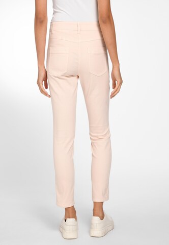 Coupe slim Pantalon Basler en rose