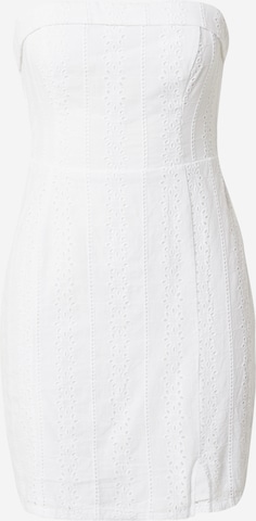 HOLLISTER Summer dress in White: front