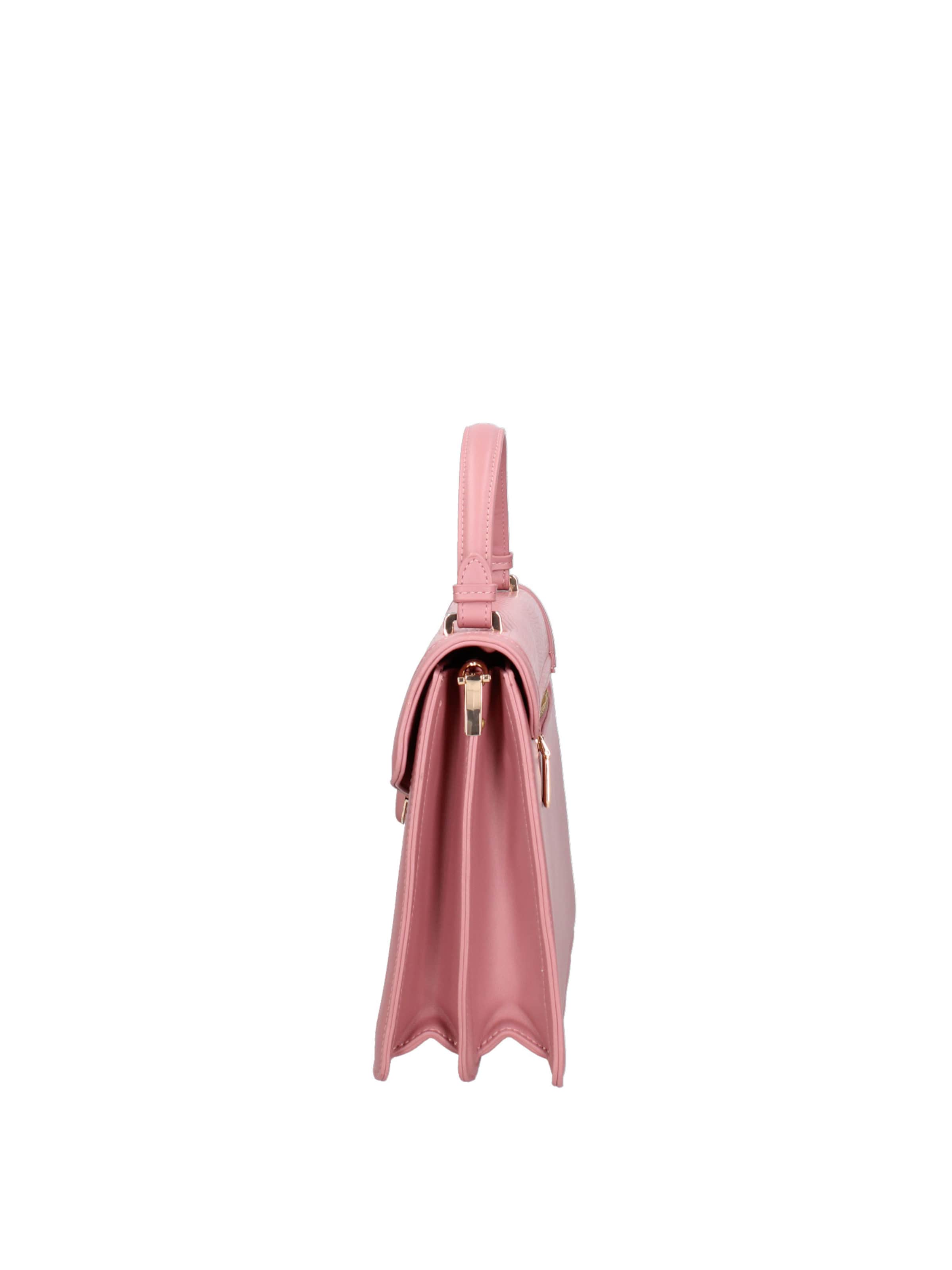 Borsa a mano 'Borsa a Mano Seraphina Ecopelle - Chiusura a Scatto e Tracolla' di Diana&Co. in rosa