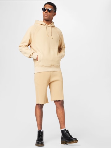 Champion Reverse Weave Sweatshirt in Beige