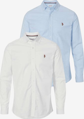 U.S. POLO ASSN. Košile ' Esmar 2-Pack ' – bílá: přední strana