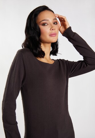 Pullover 'Nascita' di faina in marrone