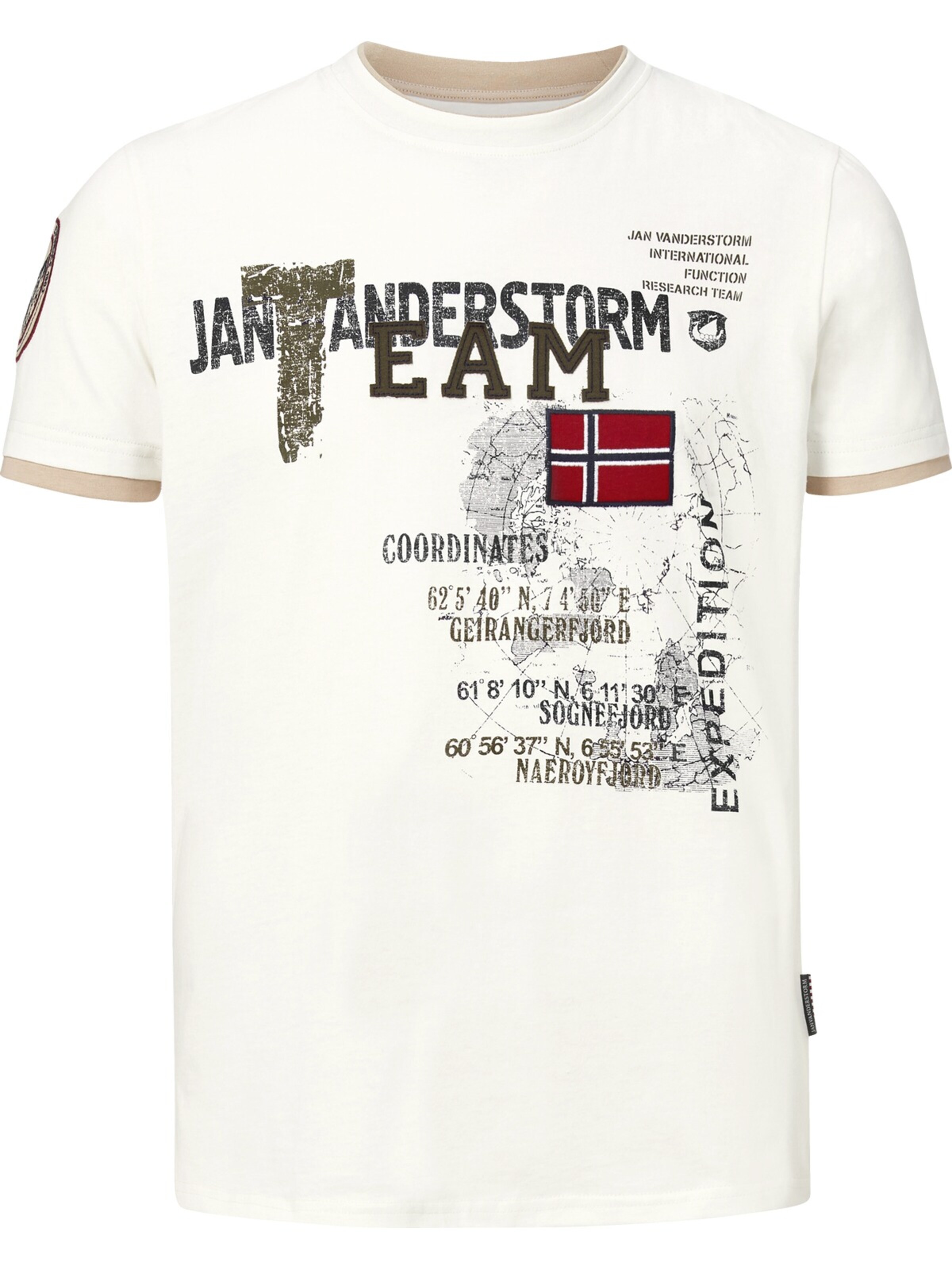 Jan Vanderstorm Shirt 'Sölve' in White: front