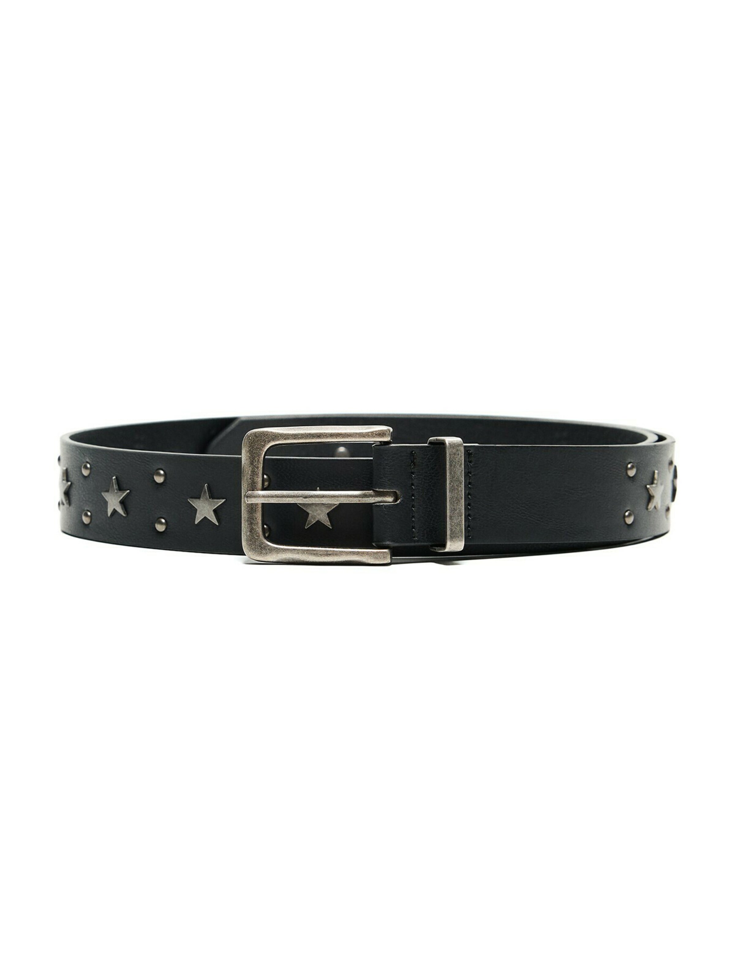 Curea de la Bershka pe negru: față