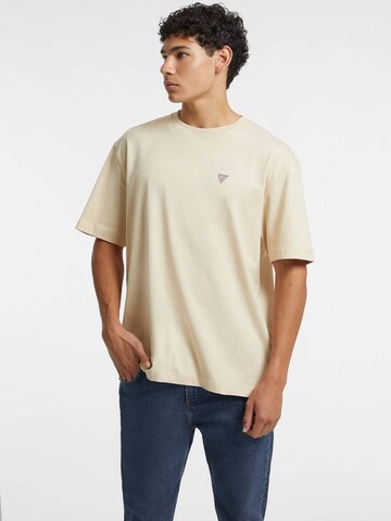 GUESS JEANS Shirt in Beige: front