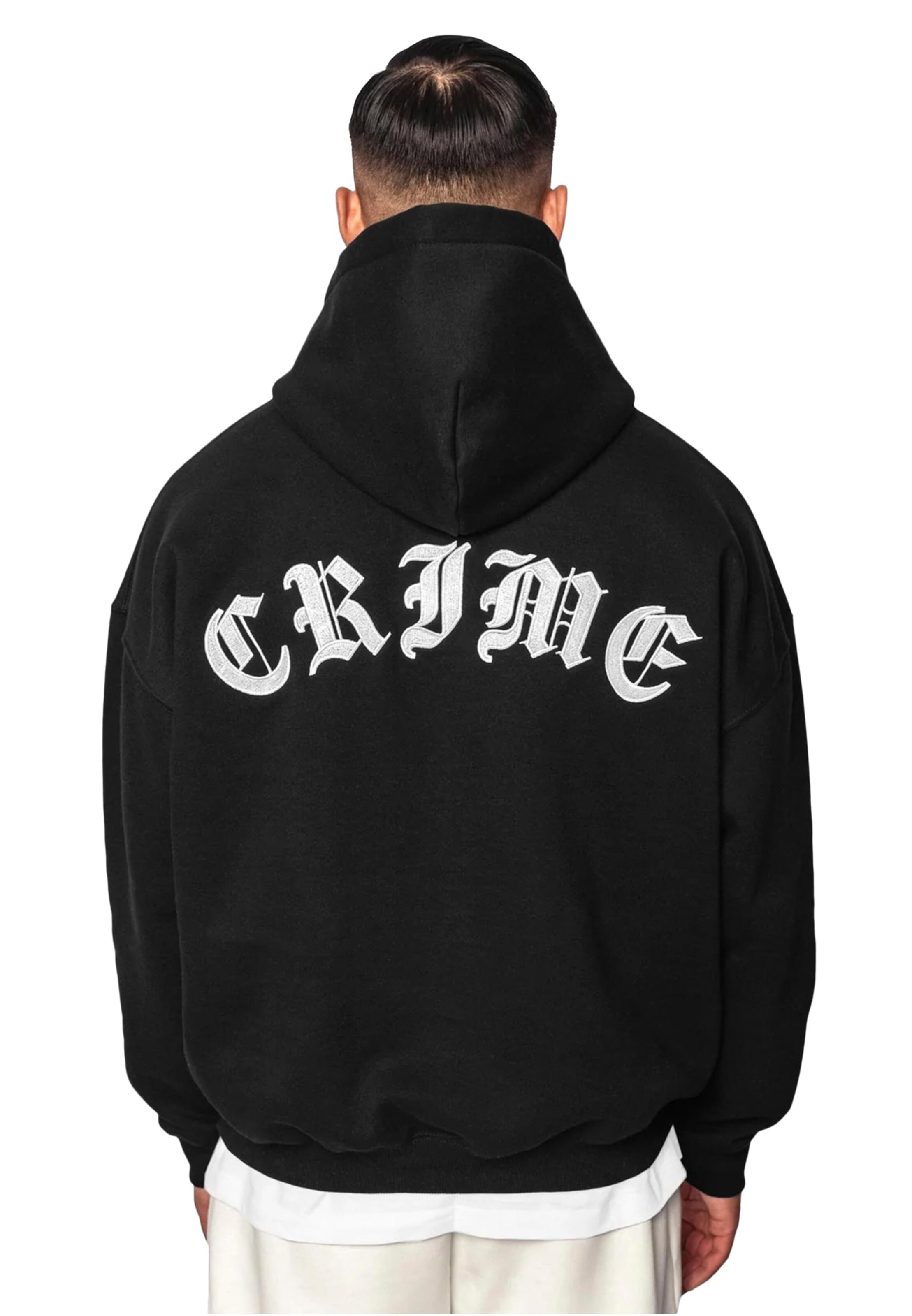 Dropsize Sweatshirt in Zwart: voorkant