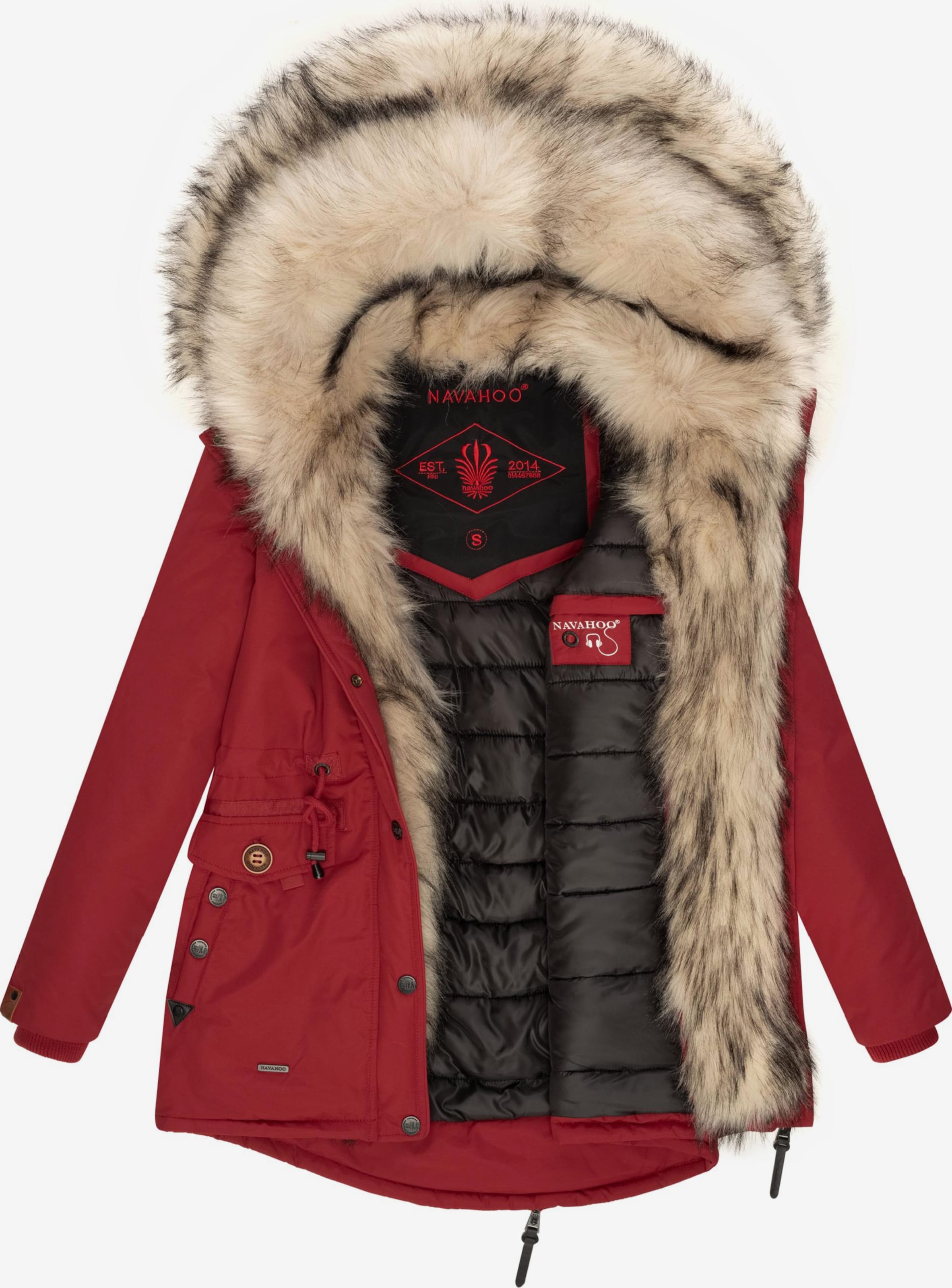 NAVAHOO Winterparka \'Sweety\' in Rot | ABOUT YOU