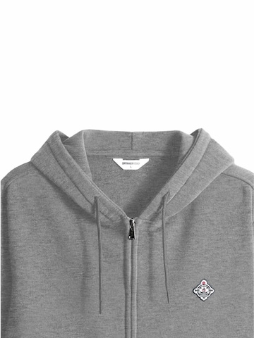 Copenhagen Legacy Sweatjacka 'Mens Hoodie Zip Sweatshirt Grey Melange' i grå