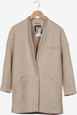 MANGO Jacket & Coat in XS in Beige: front