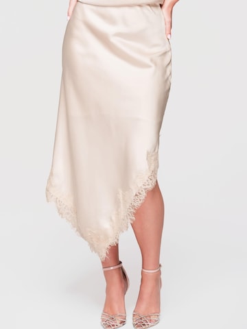 Ombre Skirt in Beige
