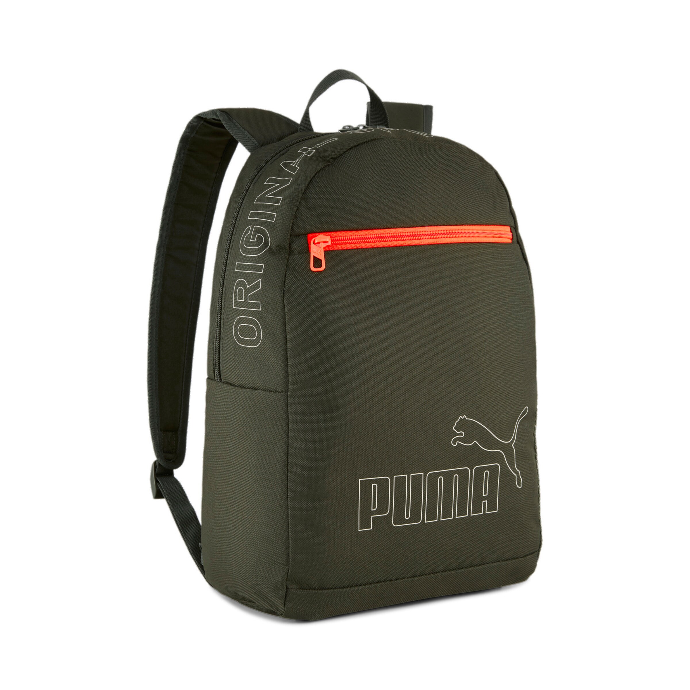 puma olive green backpack