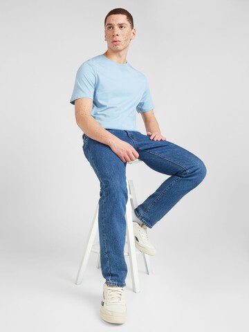 Only & Sons Regular Fit T-Shirt 'MATT' in Blau