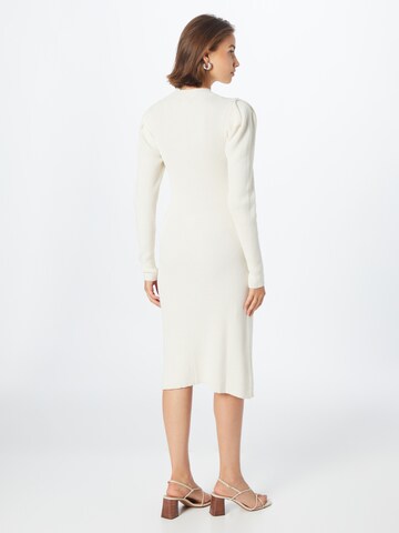 Gina Tricot Knitted dress 'Bonnie' in Beige