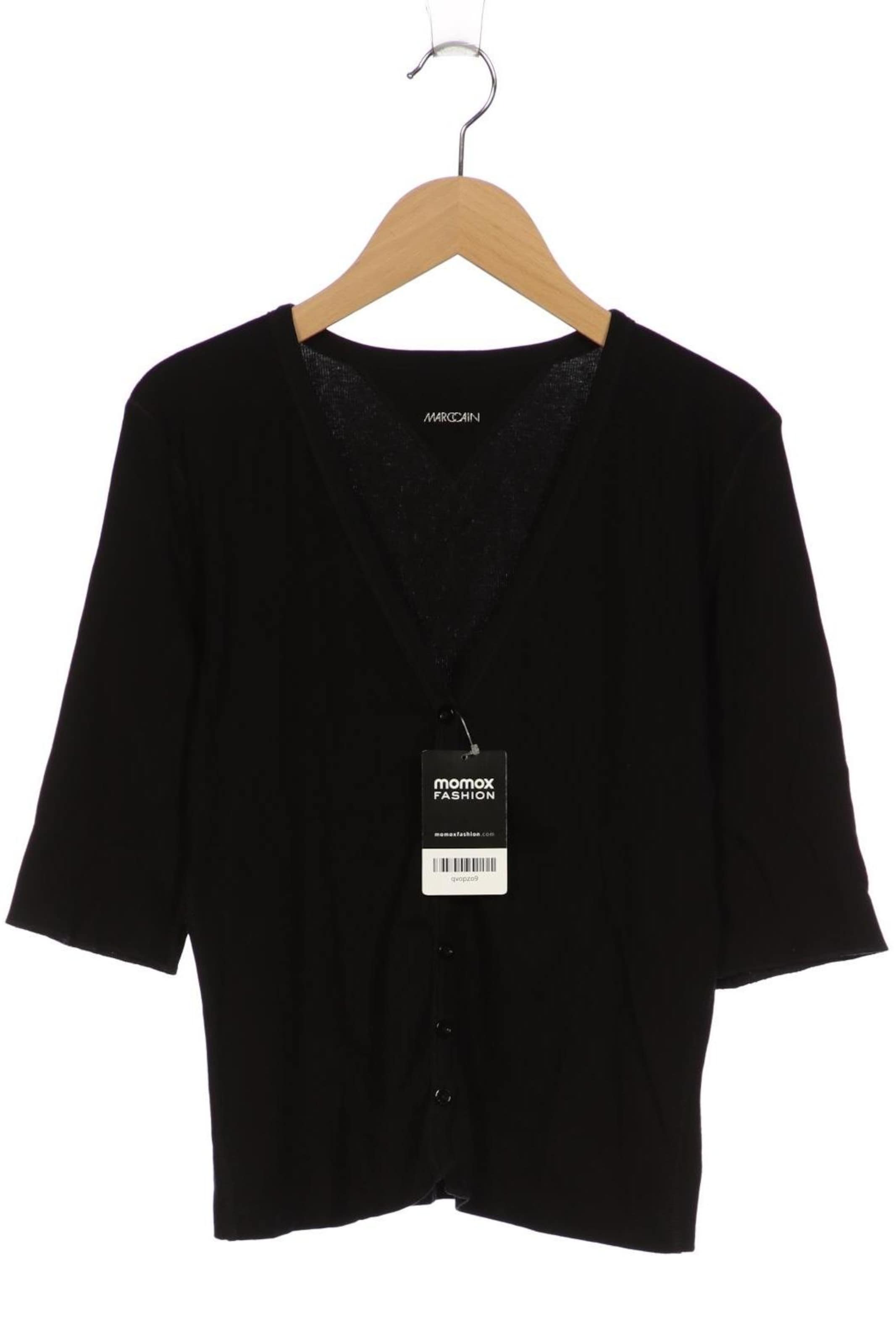 Marc Cain Strickjacke M in Schwarz: Vorderseite
