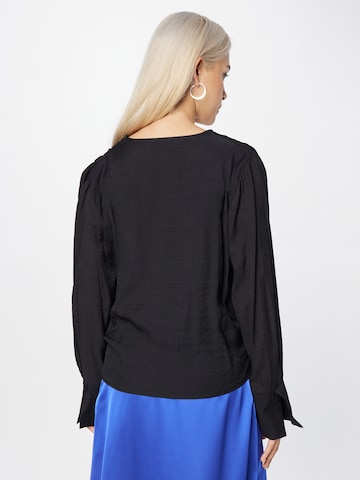 UNITED COLORS OF BENETTON Bluse in Schwarz