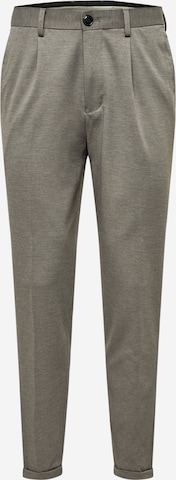 SELECTED HOMME - regular Pantalón plisado en gris