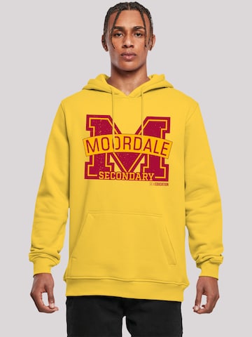 Sweat-shirt F4NT4STIC en jaune : devant