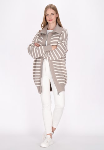 Cardigan DreiMaster Maritim en beige