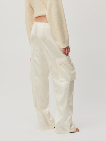 LeGer by Lena Gercke - regular Pantalón de pinzas 'Michelle' en blanco