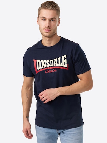 LONSDALE Μπλουζάκι σε μπλε: μπροστά