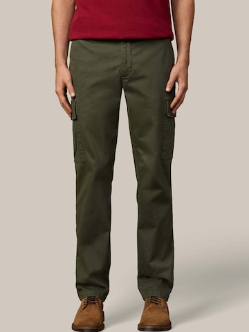 Loosefit Pantaloni cargo di Hackett London in verde: frontale