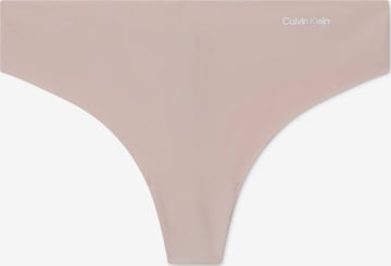 Calvin Klein Underwear String in Beige: voorkant