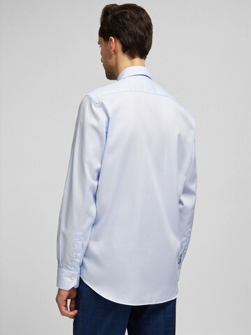 HECHTER PARIS Regular fit Zakelijk overhemd in Blauw