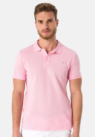 Sir Raymond Tailor Poloshirt 'Wheaton' in Pink: Vorderseite