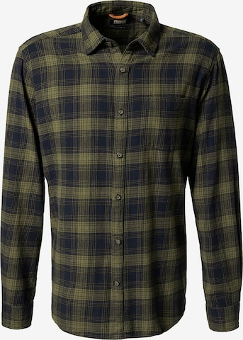 PIONEER Button Up Shirt in Blue: front