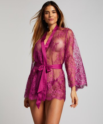 Hunkemöller Kimono 'Lace Isabelle' in Purple: front